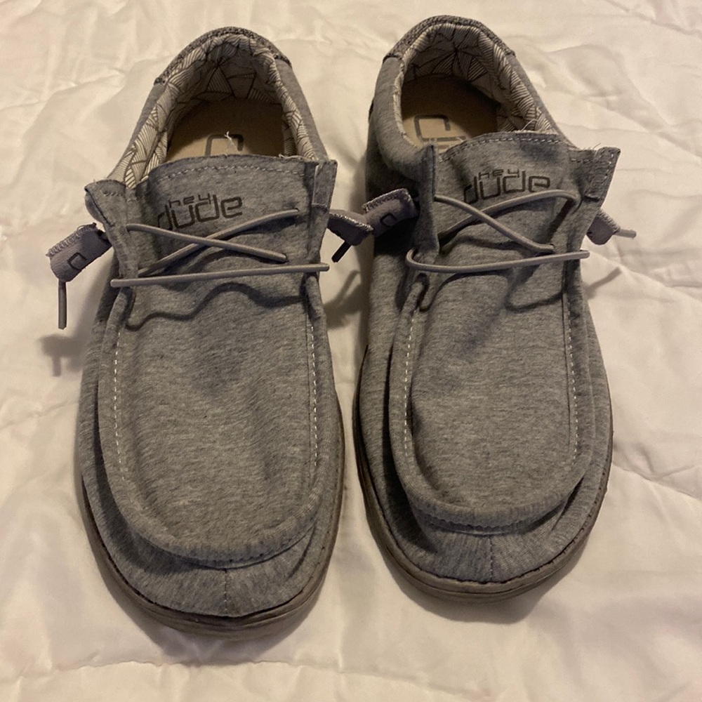 Hey Dude Wally's Stretch Fleece Mens Size 10 Gray